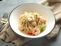 鲜虾意面-大书房咖啡(中传国交店)