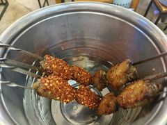 招牌蜜辣烤鸡翅-炒豆合作社(东四总店)