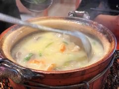 牛肉丸基围虾干贝粥-金穗园·砂锅粥.醉鸡煲火锅(长寿路店)
