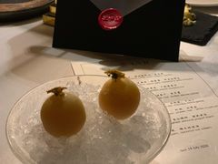 白巧克力裹芒果百香果汁-三嚥阁 La Villa Restaurant