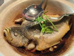 砂锅焗黄鱼-陈鹏鹏潮汕菜(欢乐海岸 海边景观店)