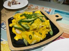 秋葵滑蛋虾仁-大头力茶餐厅(花都融创茂店)