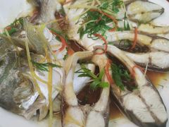 清蒸金昌鱼-美味海鲜大排档(明发美食地标店)