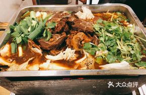 Special Lamb and Crab Meat Dish