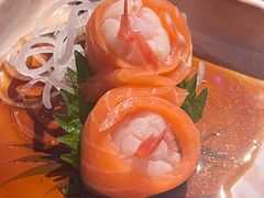 三文鱼荔枝甜虾卷-筱田の食堂·izakaya(淮海中路店)