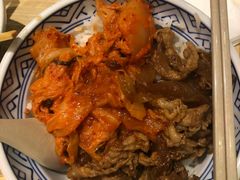 大鸡大粒辣白菜猪肉双拼饭-吉野家(上地三街店)