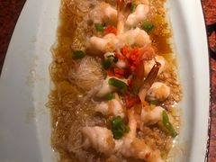 金银蒜蒸凤尾虾-绿茶餐厅(蓝色港湾店)