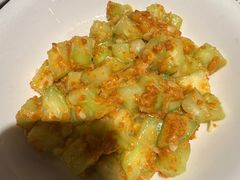 丝瓜炒咸蛋黄-天下客饭店(中山路店)