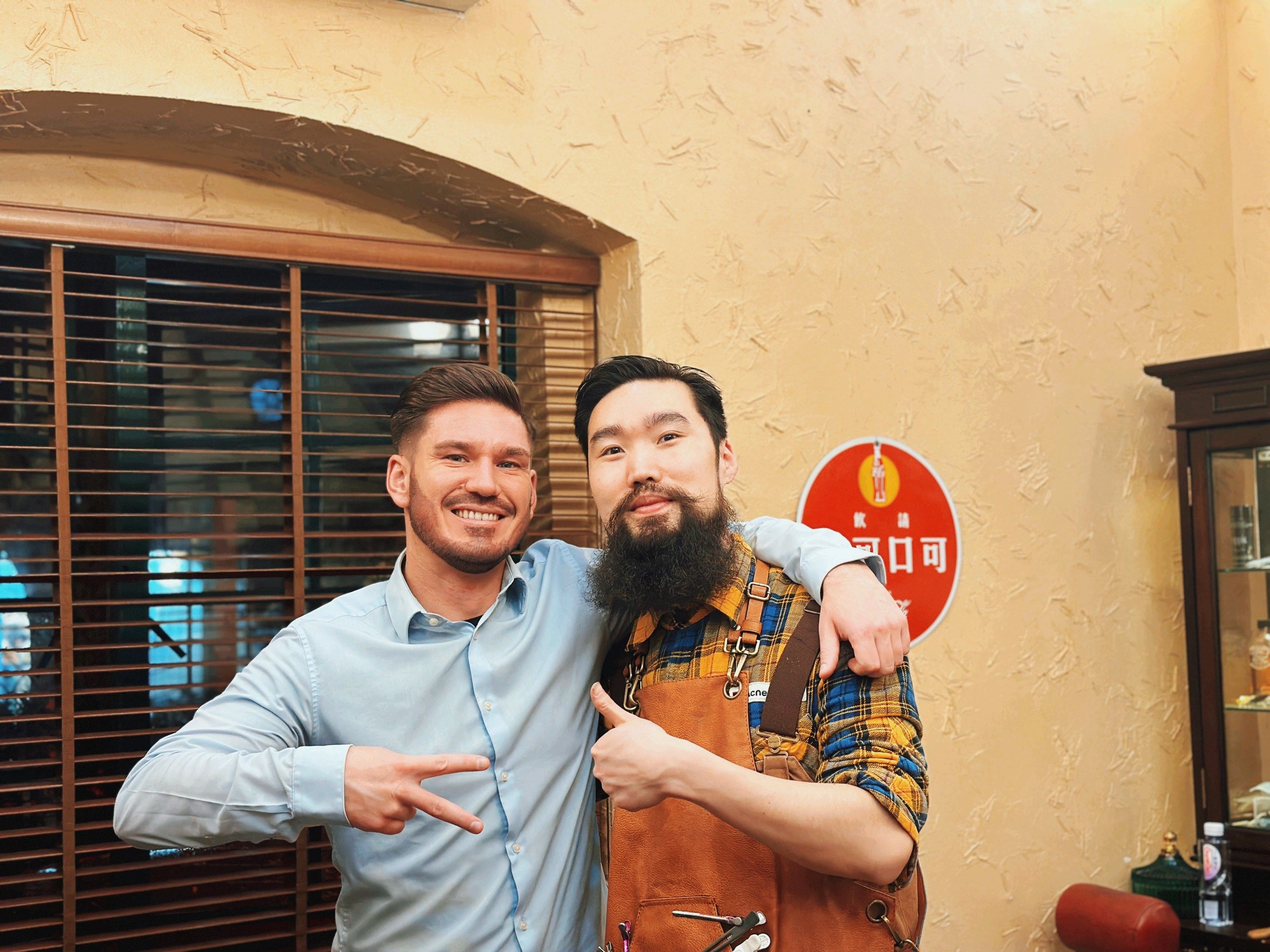 上海理发就找大胡子!来自外国人顾客的肯定推荐