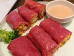 鲜虾红米脆皮肠-山水茶艺馆·点心粤菜·30年老字号