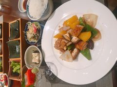黄金鸡排饭定食-一本魅·日式料理