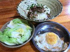 米线+青菜+煎蛋-阿宽豌杂面(华油路138号居民大院店)