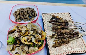 Stir-fried Clams + Lobster Noodles