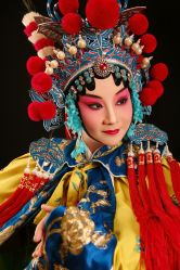 -胭脂猫京剧摄影