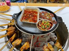 香烤五花肉-醉月城西昌火盆烧烤(天府店)