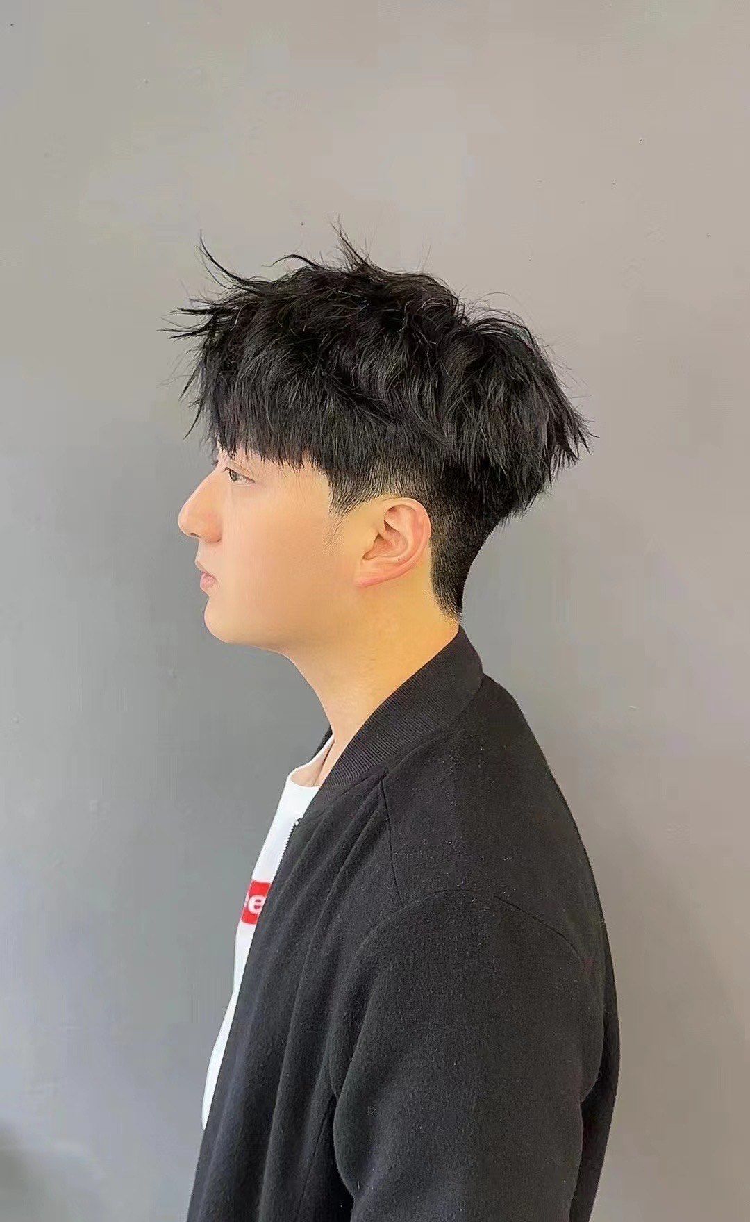 超帅男士发型「名艺世家·烫发·染发(厚
