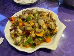 葱爆威海扇贝-威海渔村(静安旗舰店)