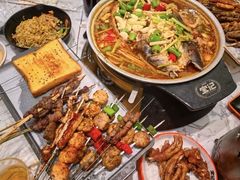 -宝记烧烤·碳锅羊肉·羊蝎子火锅·夜食社(文体路创始店)