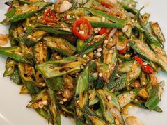 炒秋葵-阿庄新豫菜(通泰路店)