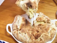重磅流心榴莲芝士披萨-黑熊披萨orso pizza