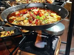 -东来菜馆•手抓海鲜家常菜•海鲜锅贴(鸽子窝店)