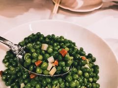 清炒火腿小甜豆-玫瑰厅上海菜(兴国路店)