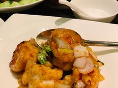黑蒜大千虾球-北京四季酒店·采逸轩