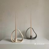 极简抽象烛台