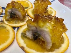 橙黄桂花鳝球-龙桥私厨·姜花菊花过桥鱼·顺德菜(容桂店)