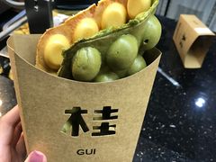 抹茶蜜豆鸡蛋仔-桂桂茶(恒基名人店)