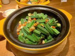 砂锅酱汁秋葵-闽上鲜·福建菜(龙湖滨江天街店)