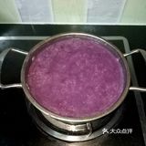 秋日暖胃养生系列之紫薯小米粥[爱心]