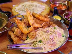 炸鸡配奶油年糕-HOTISLAND海鸡岛·韩国料理(江南西店)