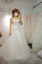 缀满小花的纱裙-LANYI COUTURE高级婚纱礼服改衣店