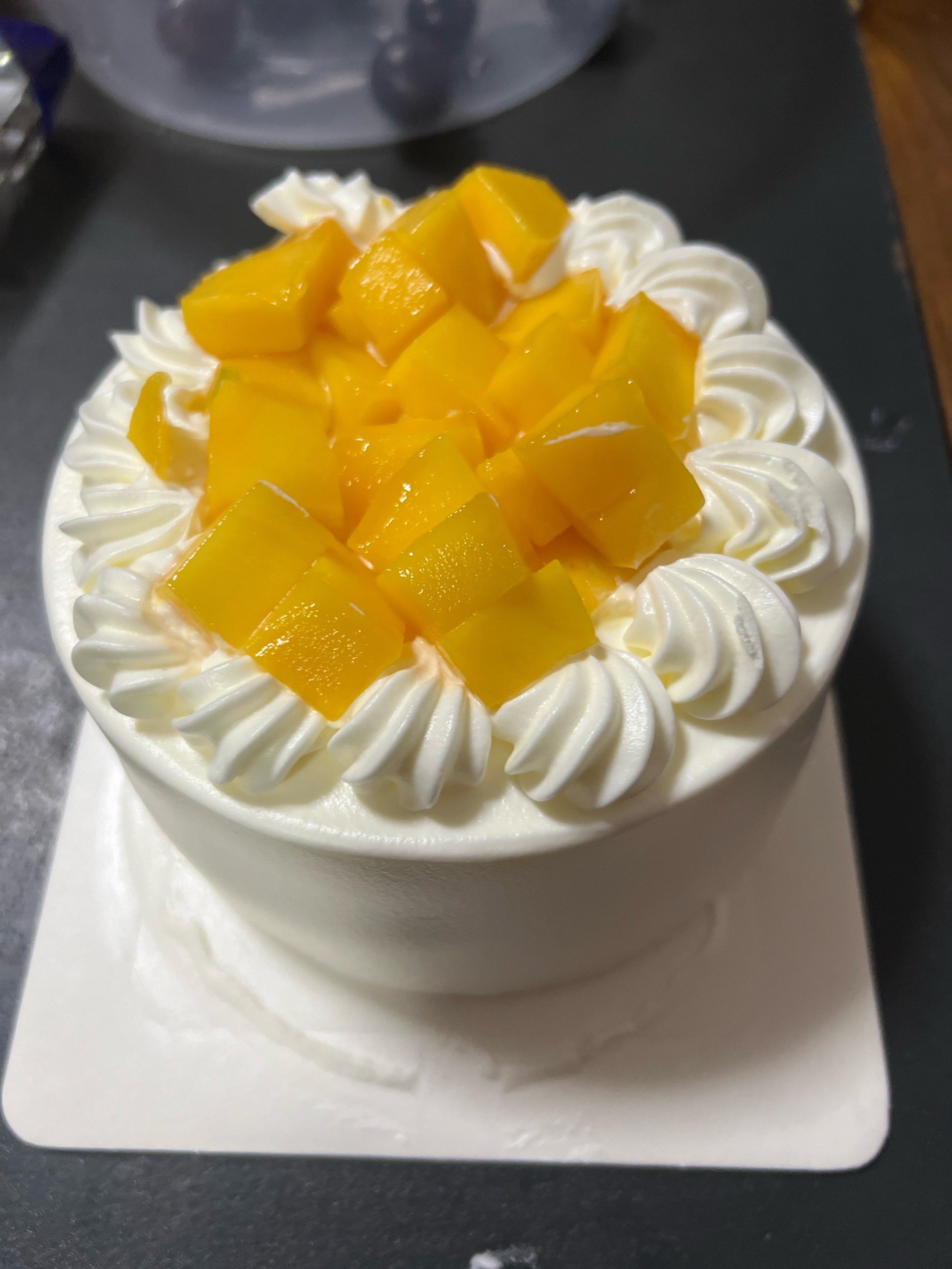 奶油水果蛋糕诱惑