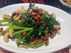 小叶菠菜拌双仁-黑鸡小馆(金源店)
