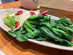 白灼菜心-新興传承烤鸭