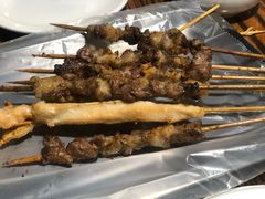 -老红桥炸灌肠牛肚锅烧烤(定福庄店)