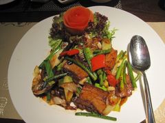 香干回锅肉-采悦轩中餐厅·粤菜·海南菜(神州半岛喜来登度假酒店)