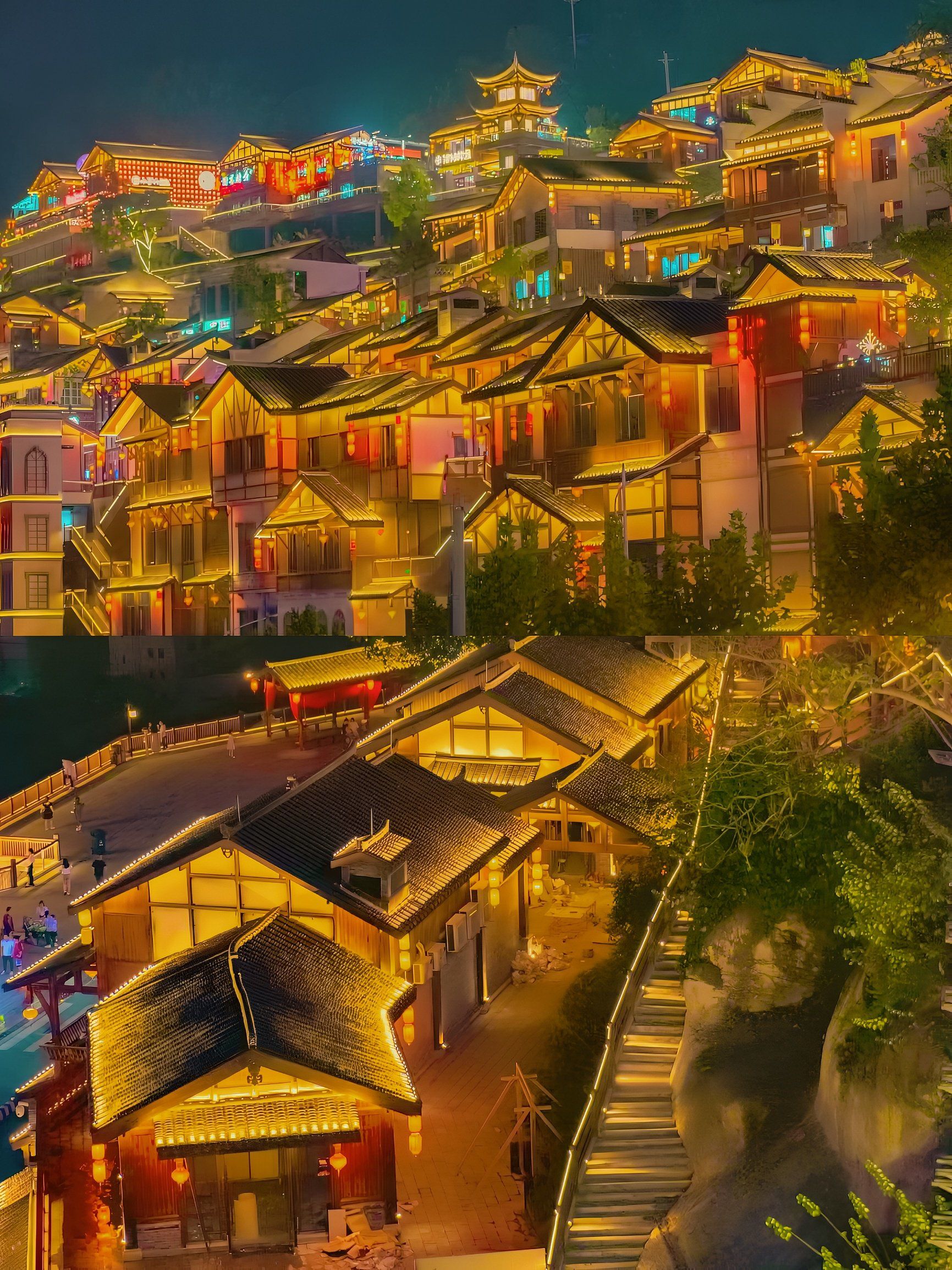 超越洪崖洞,探寻那抹《千与千寻》同款夜色仙境