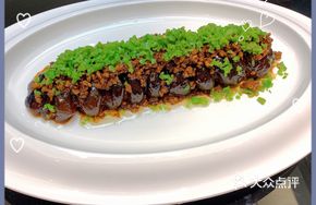 Scallion Pork Sauce Sea Cucumber