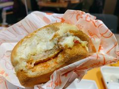 芝士牛肉汉堡-北大家园食堂