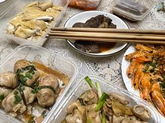 咸菜炒大肠-福龙私房菜·客家大盆菜