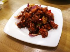 椒香虾仁爆鸡球-陈傻子餐厅(世纪都会店)