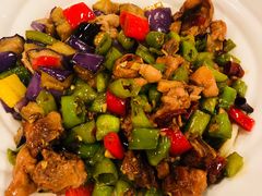 茄子肉丁小公鸡双拼拌面-文三里屯面馆(三里屯店)