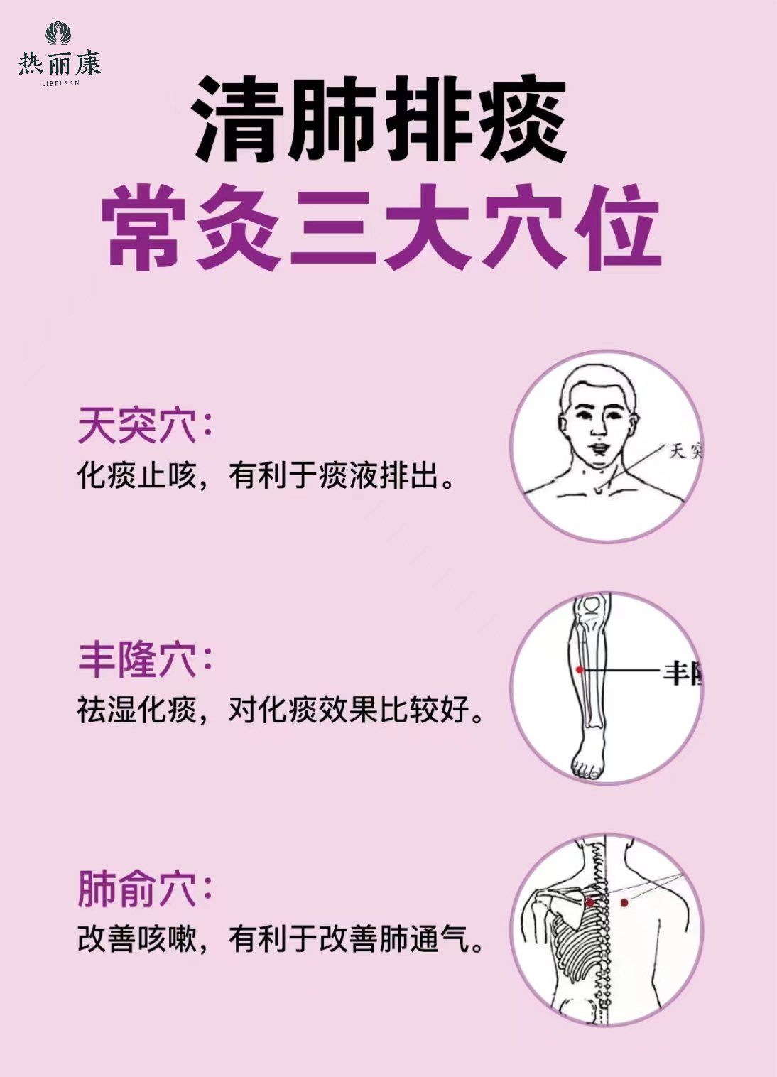 喉咙老🈶️痰?学会巧妙运用艾灸调理肺