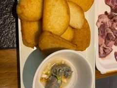 炸臭馍-刘记大块烤羊腿餐吧(北沙滩店)