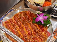 -明洞阿姨·韩式酱蟹烤肉·创意料理(三元桥店)