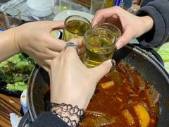 -老红桥炸灌肠牛肚锅烧烤(定福庄店)