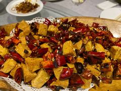 辣子鸡丁-一盏明灯全素斋(殊像寺店)